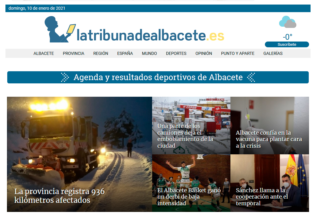 La Tribuna de Albacete ofrece de forma gratuita los números de ayer y hoy para leer online en su kiosco a todos los usuarios.