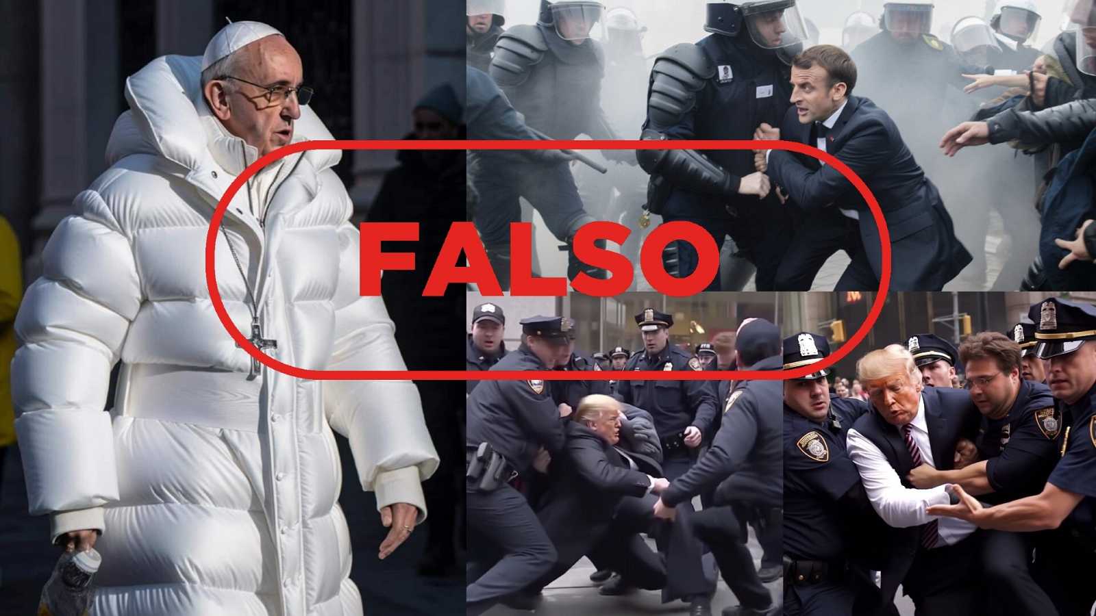 El anorak del Papa, la detención de Trump y otras imágenes falsas generadas por Inteligencia Artificial: claves para detectarlas