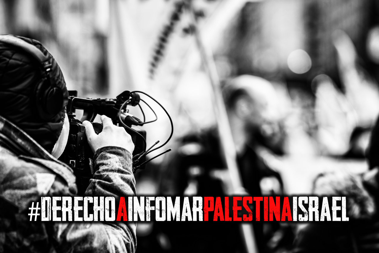 Periodistas exigen un alto el fuego y el derecho a informar en Palestina e Israel