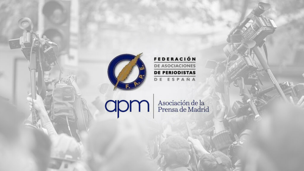 La FAPE y la APM condenan los ataques a periodistas en la concentración de agricultores en Madrid