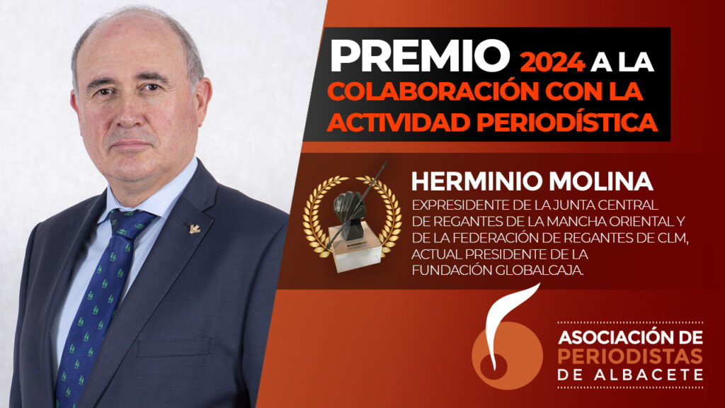 HERMINIO MOLINA, PREMIO APAB A LA COLABORACIÓN CON LA ACTIVIDAD PERIODÍSTICA 2024