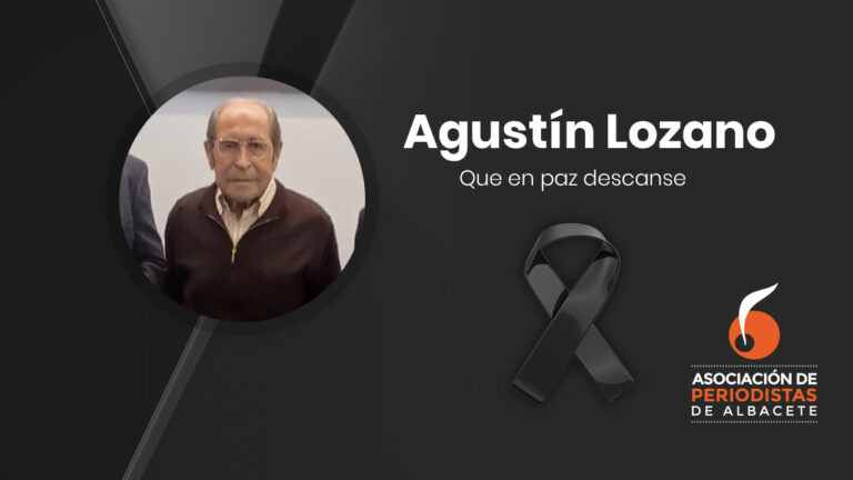 La Asociación de Periodistas de Albacete lamenta profundamente el fallecimiento del escultor Agustín Lozano