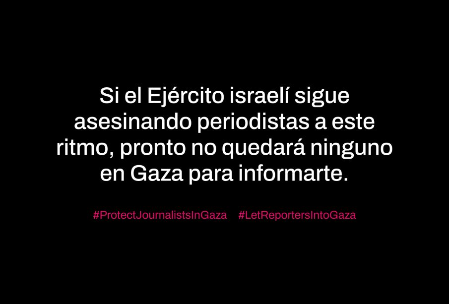 LA APAB CONDENA EL ASESINATO DE PERIODISTAS EN GAZA Y APOYA LA INICIATIVA DEL ‘APAGÓN INFORMATIVO’