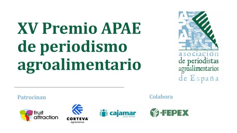 José Iván Suárez, “Informe Extremadura” de Canal Extremadura, el programa “Tierra y Mar” de Canal Sur y Víctor Martín Feliú, ganadores de los XV Premios de Periodismo Agroalimentario de APAE