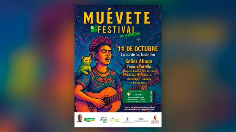 El Muévete Festival de ASPRONA regresa con música, inclusión y compromiso social