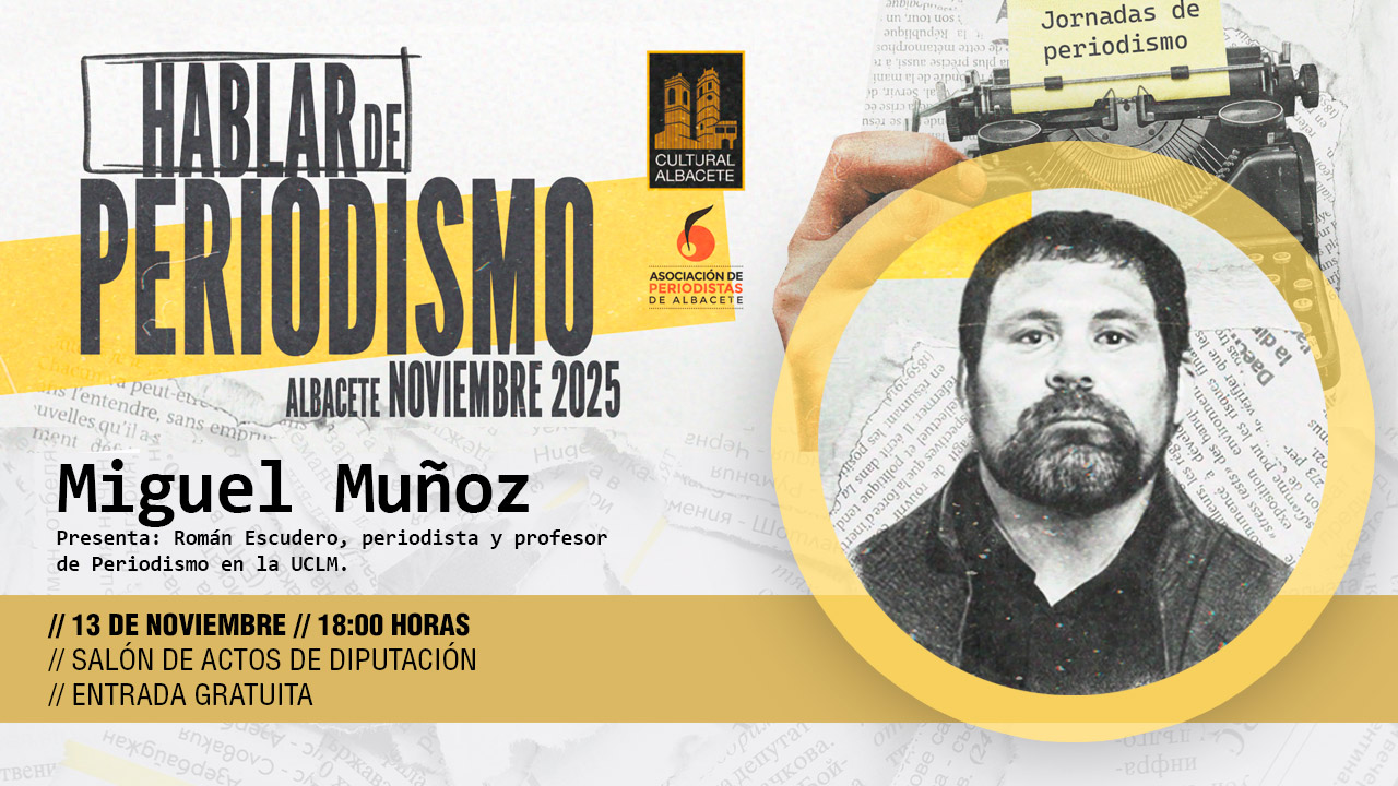 El periodista del diario Público, Miguel Muñoz, será el protagonista de la segunda charla de las Jornadas de Periodismo de la APAB